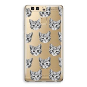 Kitten: Huawei P9 Transparant Hoesje
