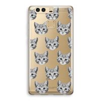 Kitten: Huawei P9 Transparant Hoesje