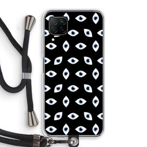 Eyes pattern: Huawei P40 Lite Transparant Hoesje met koord