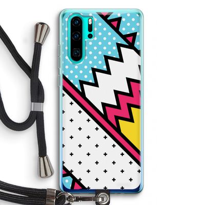 Pop Art #2: Huawei P30 Pro Transparant Hoesje met koord