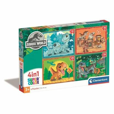 Puzzel Clementoni Jurassic World (4 Stuks)