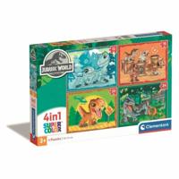 Puzzel Clementoni Jurassic World (4 Stuks)