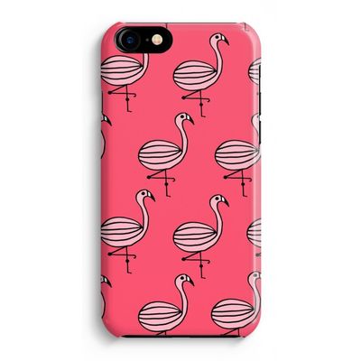Flamingo: Volledig Geprint iPhone 7 Plus Hoesje