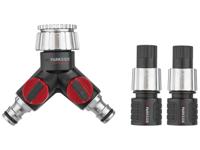 PARKSIDE PERFORMANCE Kraanaansluiting (2-wegventiel 2 slangaansluitingen)