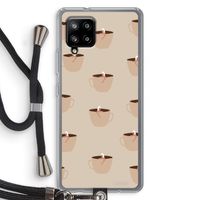 Morning coffee: Samsung Galaxy A42 5G Transparant Hoesje met koord Morning coffee: Samsung Galaxy A42 5G Transparant Hoesje met koord