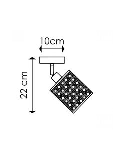 Light depot - LED opbouwspot Ratan - zwart - Outlet