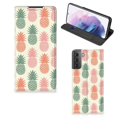 Samsung Galaxy S21 Plus | Flip Style Cover | Ananas