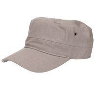 Leger/army pet voor volwassenen - grijs - Militairy look rebel cap