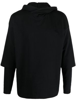 Alchemy hoodie à effet d'épaules descendues - Noir