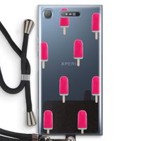Waterijsje: Sony Xperia XZ1 Transparant Hoesje met koord