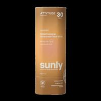 Attitude Sunly gezichtszonnebrandstick getint SPF30 20 Gram
