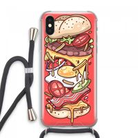 Diet Coke Please: iPhone XS Max Transparant Hoesje met koord