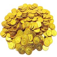 Kinderen piraat Treasure Toys Treasure Hunting spel Props piraat gouden munt zilveren munt koperen munt speelgoed (goud)