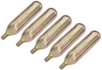 Radon co2 cartridge 38g with thread, pack of five