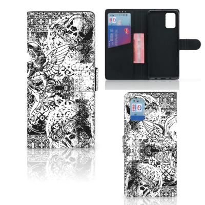 Telefoonhoesje met Naam Samsung Galaxy A02s | M02s Skulls Angel Telefoonhoesje met Naam Samsung Galaxy A02s | M02s Skulls Angel