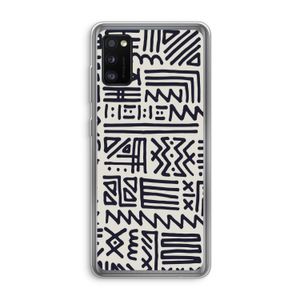 Marrakech print: Samsung Galaxy A41 Transparant Hoesje