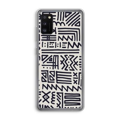 Marrakech print: Samsung Galaxy A41 Transparant Hoesje