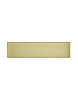 Hotbath &MORE Inbouwnis 30x120x10cm frameless + LED Geborsteld Messing PVD