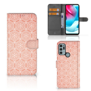 Motorola Moto G60s Telefoon Hoesje Pattern Orange