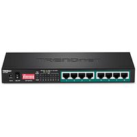 Trendnet TPE-LG80 netwerk-switch Unmanaged Gigabit Ethernet (10/100/1000) Power over Ethernet (PoE) Zwart - thumbnail