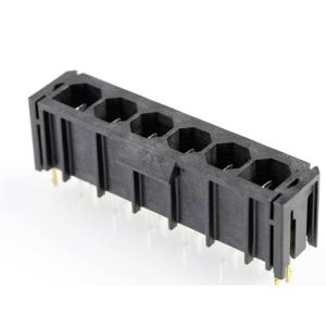 Molex 431604306 Male header, inbouw (standaard) Totaal aantal polen: 6 Rastermaat: 7.50 mm Inhoud: 1 stuk(s) Tray