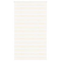 VidaXL Zebra rolgordijn 135x200 cm stofbreedte 130,9 cm marmerbeige