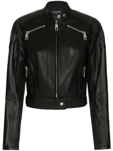 Dolce & Gabbana veste de moto à manches longues - Noir