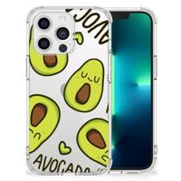 Apple iPhone 13 Pro Stevig | Bumper Hoesje | Avocado Singing