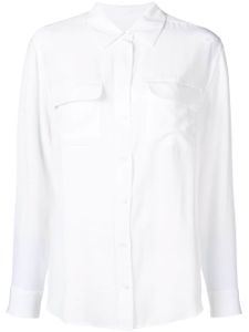 Equipment chemise en soie Signature - Blanc