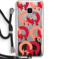Dogs: Samsung Galaxy S9 Transparant Hoesje met koord