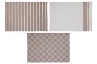 Cosy & Trendy Theedoeken Stoff Sand 50 x 70 cm - 3-delig