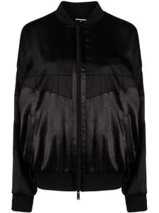 DSQUARED2 veste bomber à effet brillant - Noir