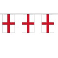 Engeland St George vlaggenlijn van stof 3 m