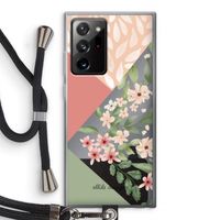 Sweet heaven geometrics: Samsung Galaxy Note 20 Ultra / Note 20 Ultra 5G Transparant Hoesje met koord
