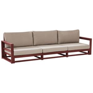 Beliani TIMOR - Tuinsofa-Donkere houtkleur-Acaciahout