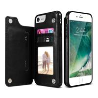 Retro PU lederen case multi kaarthouders telefoon gevallen voor iPhone 6 6s 7 8 plus 5S SE iPhone X XS Max XR Samsung S7 S8 S9 S10 voor iPhone XS Ma