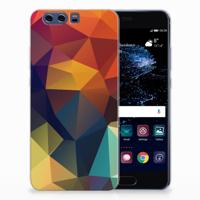 Huawei P10 Plus | TPU Hoesje | Polygon Color