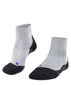 Falke TK2 Explore Cool Korte Wandelsok Dames Light Grey 37-38