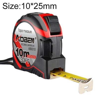 Aoben intrekbare liniaal meten Tape draagbare Pull liniaal Mini meetlint lengte: 10m breedte: 25mm