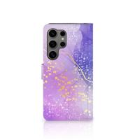 Hoesje voor Samsung Galaxy S25 Ultra Watercolor Paars