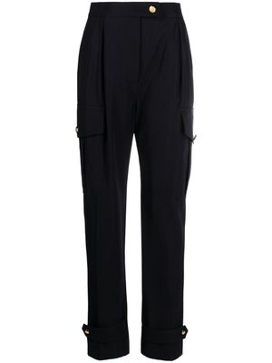 Alexander McQueen pantalon fuselé à poches cargo - Bleu