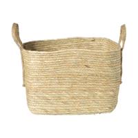 Mand Basix vierkant - 34x34x34 cm - naturel