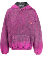 Alexander Wang hoodie à logo imprimé - Violet