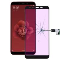 Ultra dunne 9H 3D Anti Blue-ray volledig scherm koolstofvezel getemperd glas Film voor Xiaomi Mi 6 X / A2(Black)