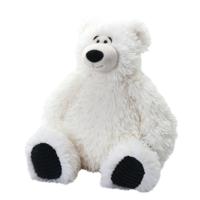 Wild Republic knuffel ijsbeer - wit - 40 cm - zittend - pluche