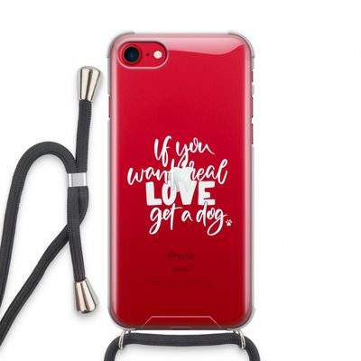 Partner in crime: iPhone SE 2020 Transparant Hoesje met koord
