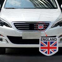 Universal England Flag Pattern Aluminum Alloy Car Front Grille