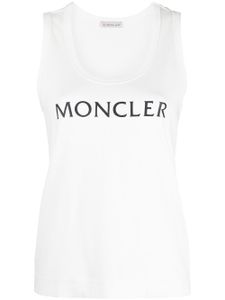 Moncler débardeur à logo imprimé - Blanc