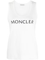 Moncler débardeur à logo imprimé - Blanc