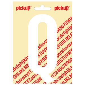 Plakletter Nobel 120mm wit Q